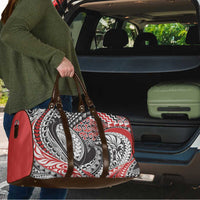 Aotearoa Maori Rugby Tribal Tattoo Travel Bag Kowhaiwhai Taniko Patchwork Motifs LT9 - Polynesian Pride