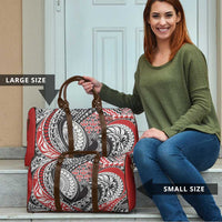 Aotearoa Maori Rugby Tribal Tattoo Travel Bag Kowhaiwhai Taniko Patchwork Motifs LT9 - Polynesian Pride