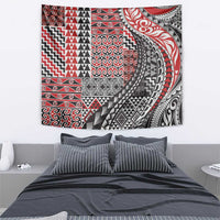 Aotearoa Maori Tribal Tattoo Tapestry Kowhaiwhai Taniko Patchwork Motifs LT9 - Polynesian Pride