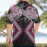 Pink Aotearoa Tukutuku Manawa Tapu Hawaiian Shirt Ta Moko Toi Maori LT9 - Polynesian Pride