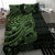 Green Couple Dolphins Maori Polynesian Style Bedding Set