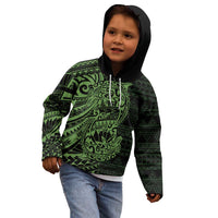 Green Couple Dolphins Maori Polynesian Style Kid Hoodie LT9 - Polynesian Pride