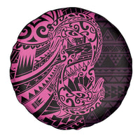 Pink Couple Dolphins Maori Polynesian Style Spare Tire Cover LT9 - Polynesian Pride