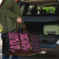 Pink Couple Dolphins Maori Polynesian Style Travel Bag LT9 - Polynesian Pride