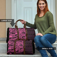 Pink Couple Dolphins Maori Polynesian Style Travel Bag LT9 - Polynesian Pride