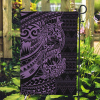Purple Couple Dolphins Maori Polynesian Style Garden Flag LT9 Garden Flag Purple - Polynesian Pride