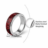 Red Couple Dolphins Maori Polynesian Style Classic Ring - Polynesian Pride