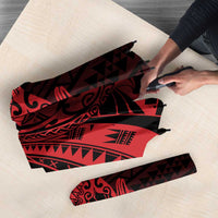 Red Couple Dolphins Maori Polynesian Style Umbrella - Polynesian Pride