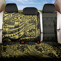 Yellow Couple Dolphins Maori Polynesian Style Back Car Seat Cover LT9 One Size Yellow - Polynesian Pride