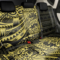 Yellow Couple Dolphins Maori Polynesian Style Back Car Seat Cover LT9 - Polynesian Pride