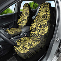 Yellow Couple Dolphins Maori Polynesian Style Car Seat Cover LT9 - Polynesian Pride