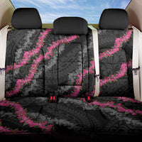 Guam Bougainvillea Lei Back Car Seat Cover Chamorro Tribal Pattern LT9 One Size Black - Polynesian Pride