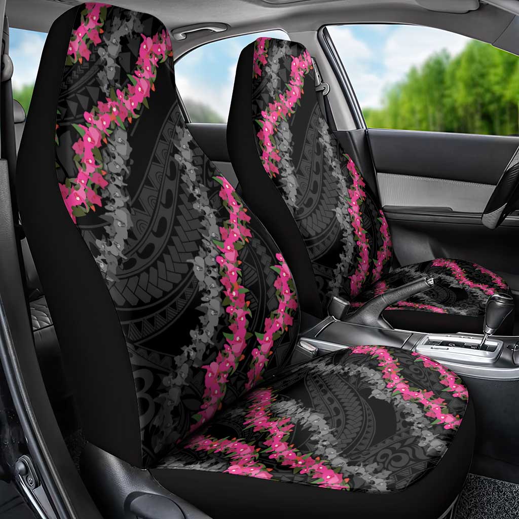 Guam Bougainvillea Lei Car Seat Cover Chamorro Tribal Pattern LT9 - Polynesian Pride