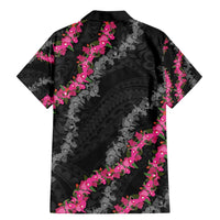 Guam Bougainvillea Lei Family Matching Mermaid Dress and Hawaiian Shirt Chamorro Tribal Pattern LT9 - Polynesian Pride