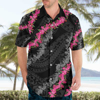 Guam Bougainvillea Lei Hawaiian Shirt Chamorro Tribal Pattern LT9 - Polynesian Pride