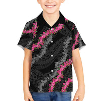 Guam Bougainvillea Lei Hawaiian Shirt Chamorro Tribal Pattern LT9 - Polynesian Pride