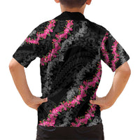 Guam Bougainvillea Lei Hawaiian Shirt Chamorro Tribal Pattern LT9 - Polynesian Pride