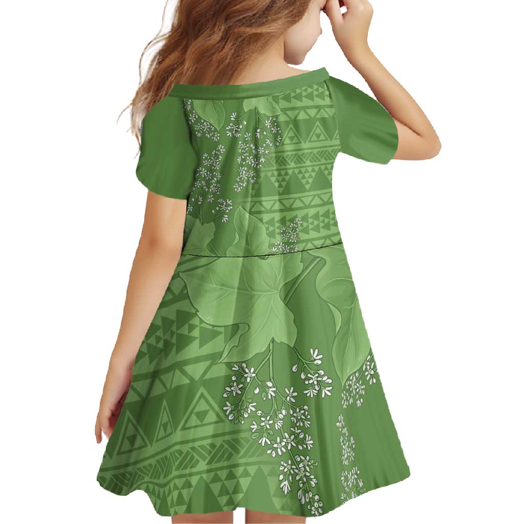 Hawaii Molokai Island Kukui Nut Flowers Family Matching Off Shoulder Maxi Dress and Hawaiian Shirt Tribal Kakau Pattern LT9 - Polynesian Pride