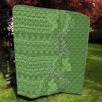 Hawaii Molokai Island Kukui Nut Flowers Quilt Tribal Kakau Pattern LT9 - Polynesian Pride