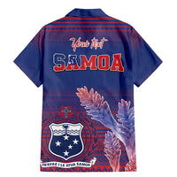 Custom Samoa 1962 Independence Day Custom Family Matching Mermaid Dress and Hawaiian Shirt Manuia le Aso Tuto'atasi Ula Nifo Blue Art LT9 - Polynesian Pride