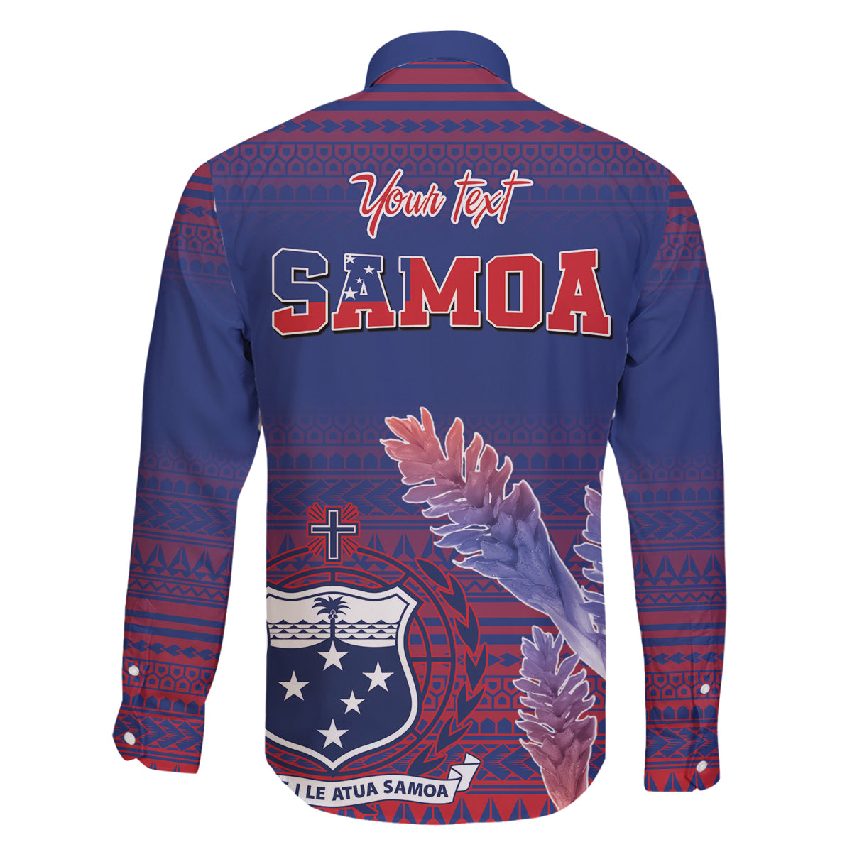 Custom Samoa 1962 Independence Day Custom Family Matching Mermaid Dress and Hawaiian Shirt Manuia le Aso Tuto'atasi Ula Nifo Blue Art LT9 - Polynesian Pride