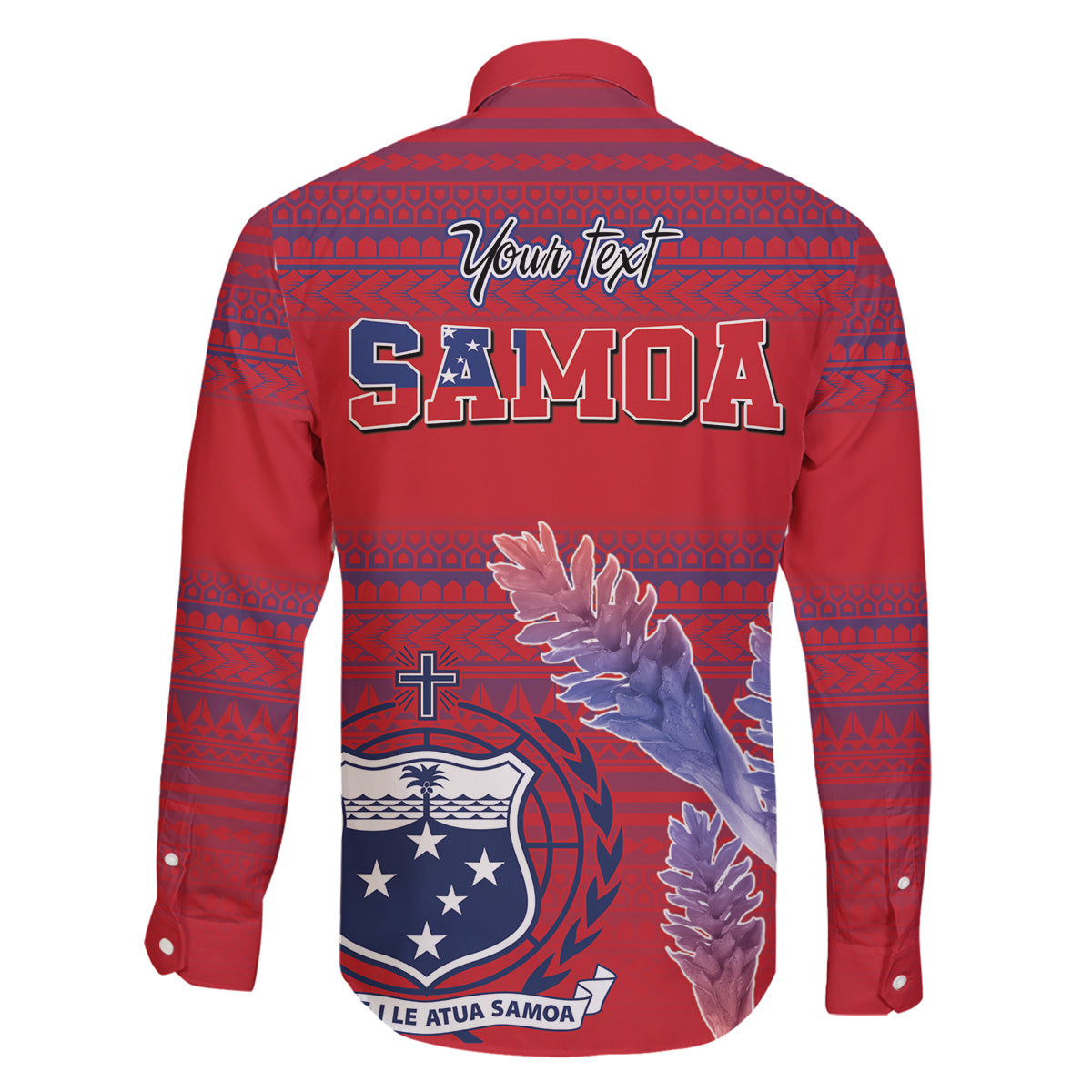 Custom Samoa 1962 Independence Day Custom Family Matching Puletasi and Hawaiian Shirt Manuia le Aso Tuto'atasi Ula Nifo Red Art LT9 - Polynesian Pride