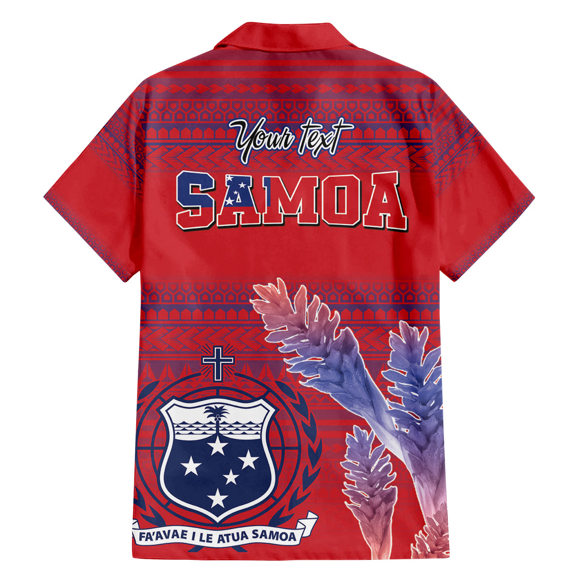 Custom Samoa 1962 Independence Day Custom Family Matching Summer Maxi Dress and Hawaiian Shirt Manuia le Aso Tuto'atasi Ula Nifo Red Art LT9 - Polynesian Pride