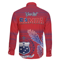Custom Samoa 1962 Independence Day Custom Family Matching Summer Maxi Dress and Hawaiian Shirt Manuia le Aso Tuto'atasi Ula Nifo Red Art LT9 - Polynesian Pride