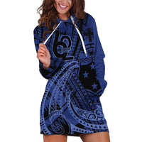 Custom Samoa 62nd Manuia le Aso Tuto'atasi Hoodie Dress Samoan Tatau Blue Art LT9 Blue - Polynesian Pride