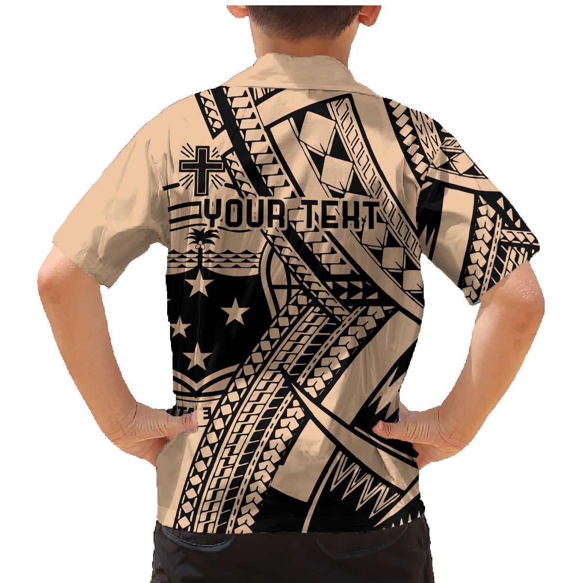 Custom Samoa Manuia le 62 Tausaga O le Tutoatasi Family Matching Mermaid Dress and Hawaiian Shirt Samoan Tatau Beige Art LT9 - Polynesian Pride