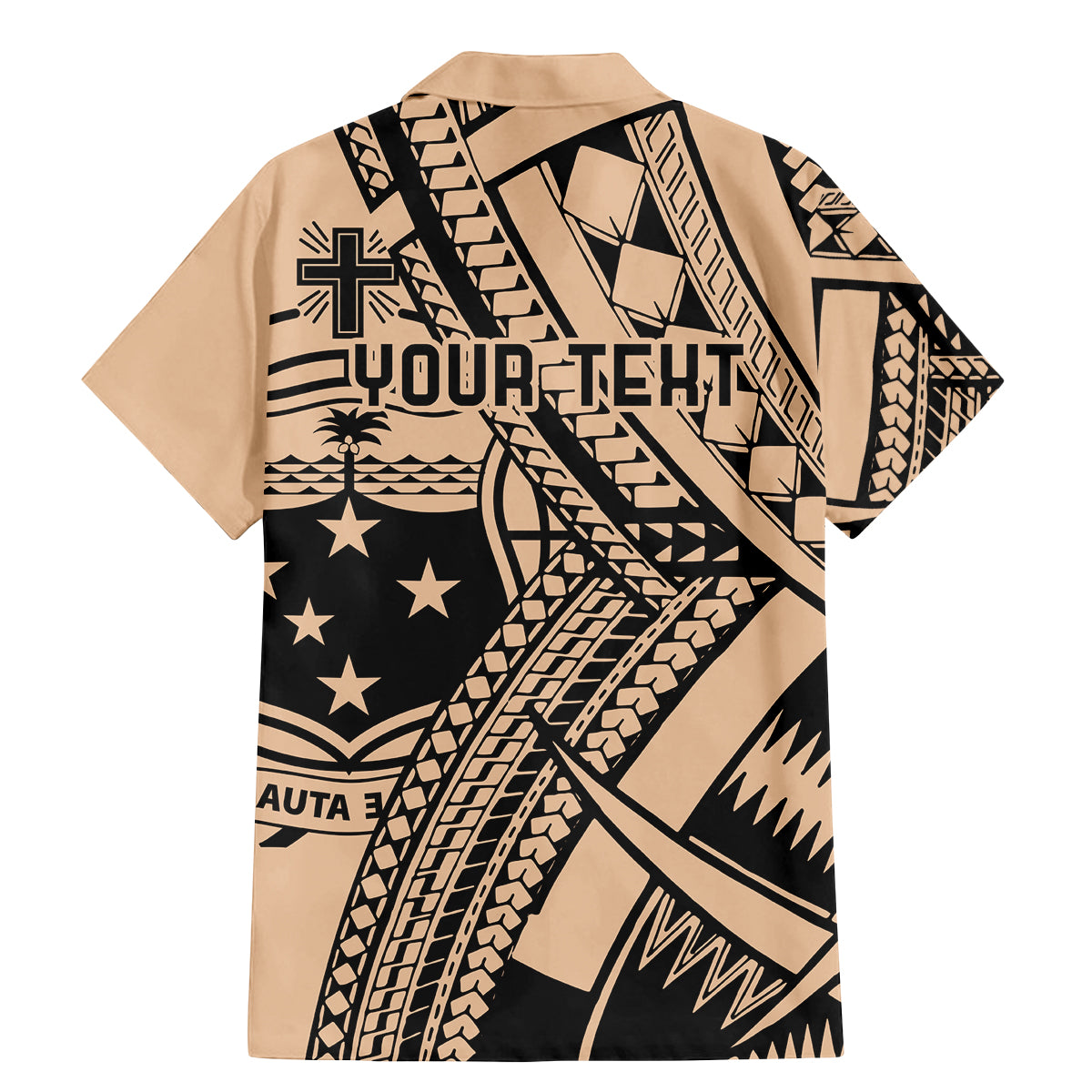 Custom Samoa Manuia le 62 Tausaga O le Tutoatasi Family Matching Mermaid Dress and Hawaiian Shirt Samoan Tatau Beige Art LT9 - Polynesian Pride