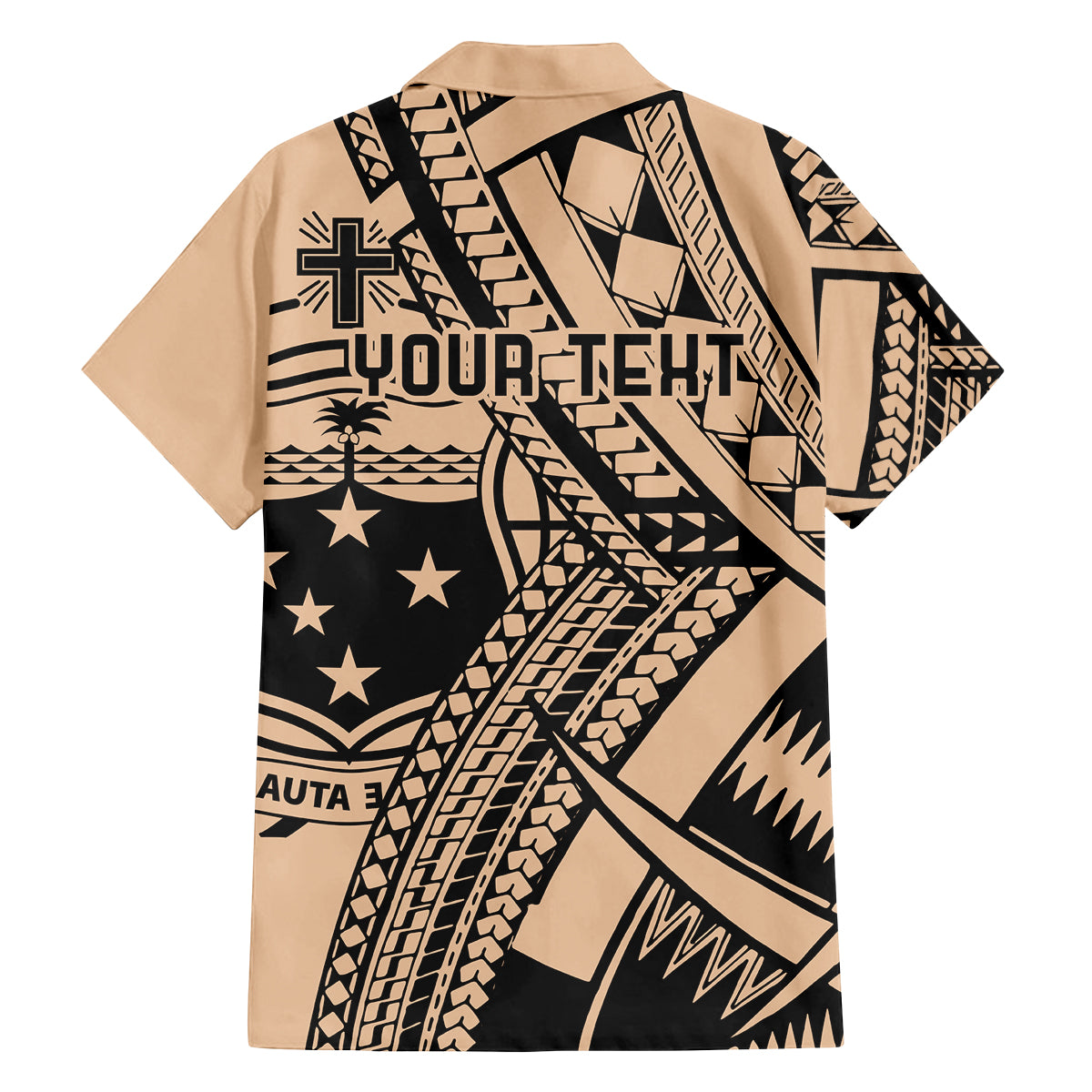 Custom Samoa Manuia le 62 Tausaga O le Tutoatasi Family Matching Summer Maxi Dress and Hawaiian Shirt Samoan Tatau Beige Art LT9 - Polynesian Pride