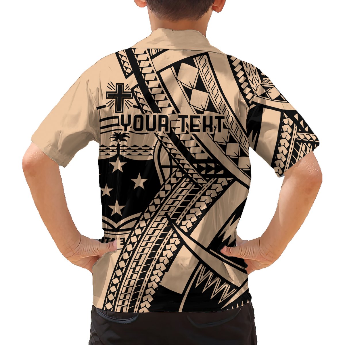 Custom Samoa Manuia le 62 Tausaga O le Tutoatasi Hawaiian Shirt Samoan Tatau Beige Art LT9 - Polynesian Pride