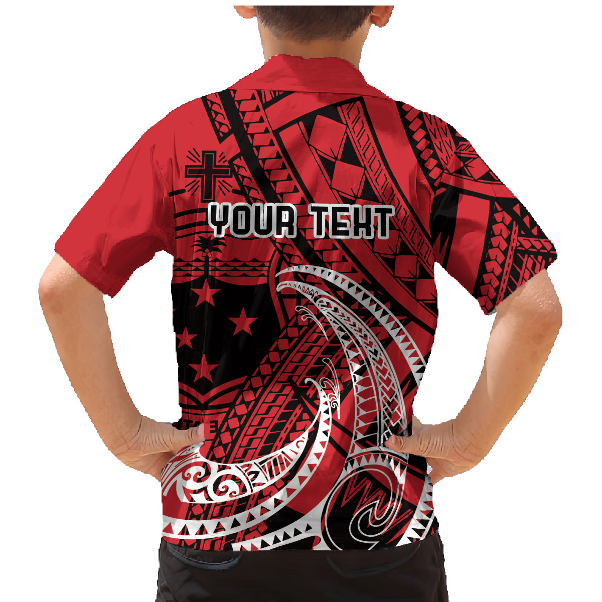 Custom Samoa Manuia le 62 Tausaga O le Tutoatasi Family Matching Mermaid Dress and Hawaiian Shirt Samoan Tatau Red Art LT9 - Polynesian Pride