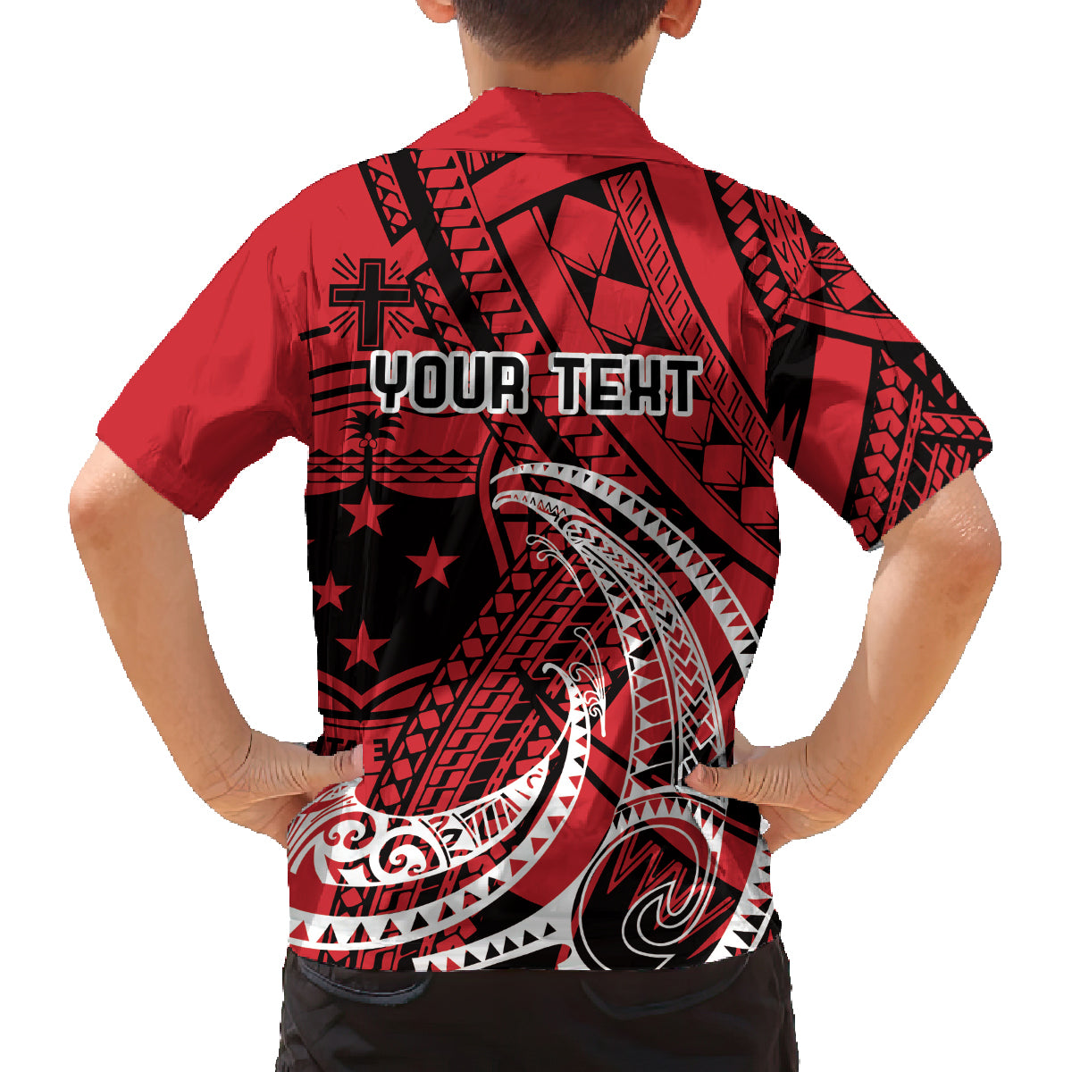 Custom Samoa Manuia le 62 Tausaga O le Tutoatasi Family Matching Off Shoulder Maxi Dress and Hawaiian Shirt Samoan Tatau Red Art LT9 - Polynesian Pride