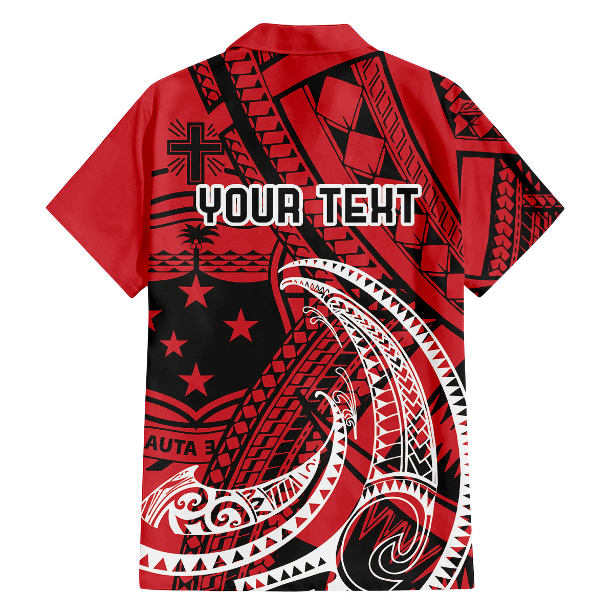 Custom Samoa Manuia le 62 Tausaga O le Tutoatasi Family Matching Summer Maxi Dress and Hawaiian Shirt Samoan Tatau Red Art LT9 - Polynesian Pride