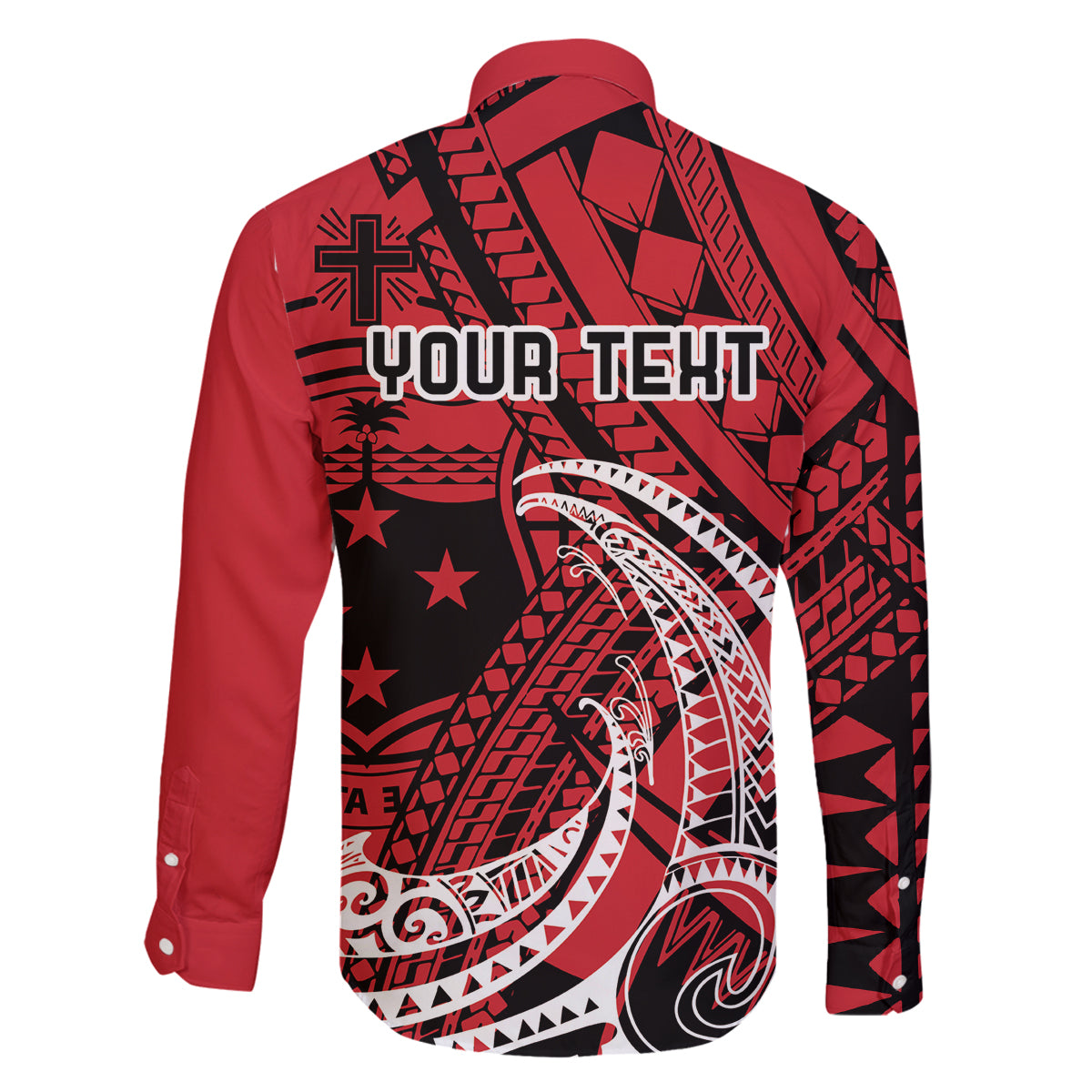 Custom Samoa Manuia le 62 Tausaga O le Tutoatasi Family Matching Summer Maxi Dress and Hawaiian Shirt Samoan Tatau Red Art LT9 - Polynesian Pride