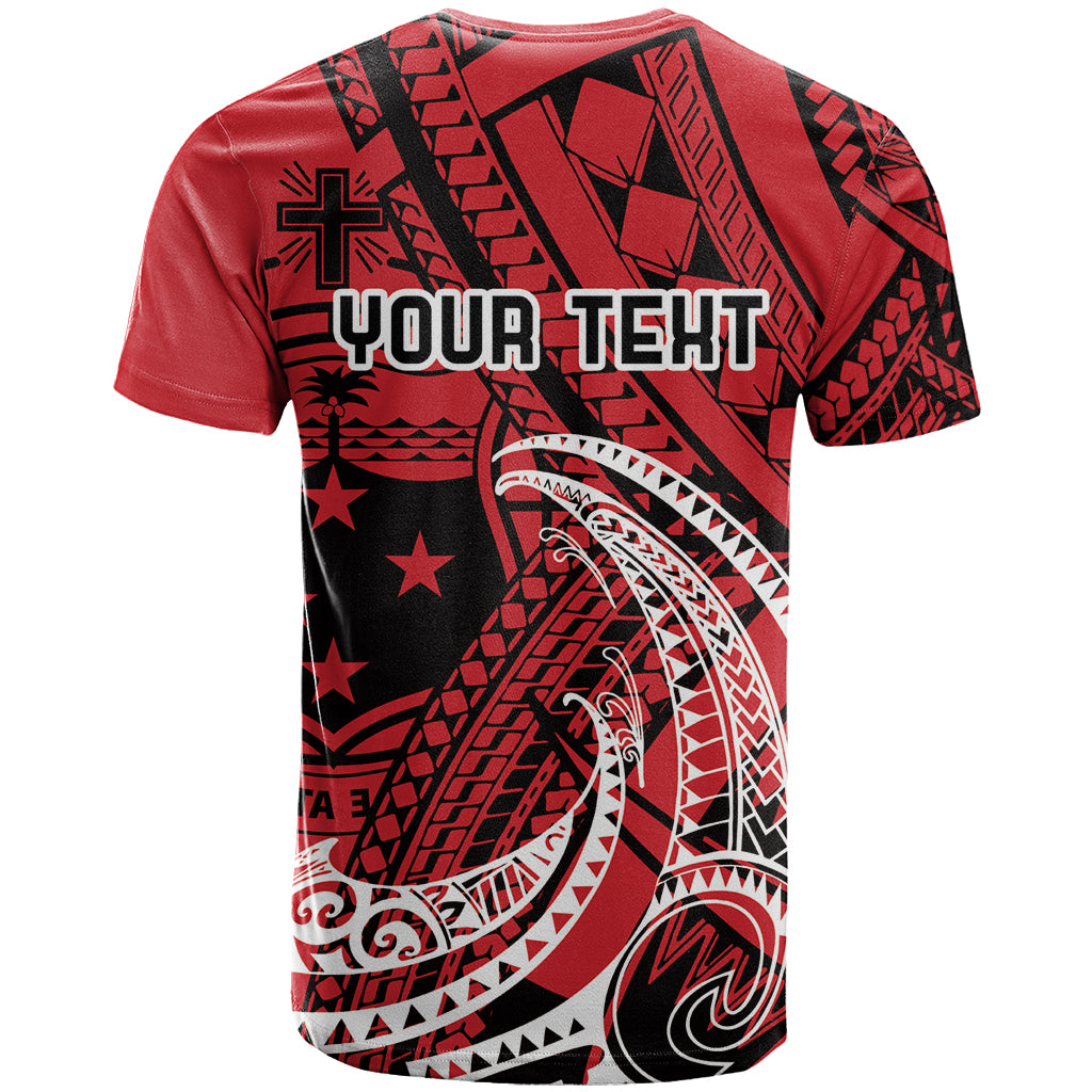 Custom Samoa Manuia le 62 Tausaga O le Tutoatasi T Shirt Samoan Tatau Red Art LT9 - Polynesian Pride