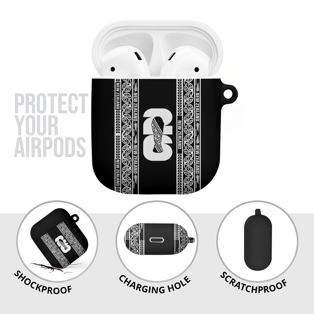 New Zealand Football White Fern Supporter AirPods Case LT9 - Polynesian Pride