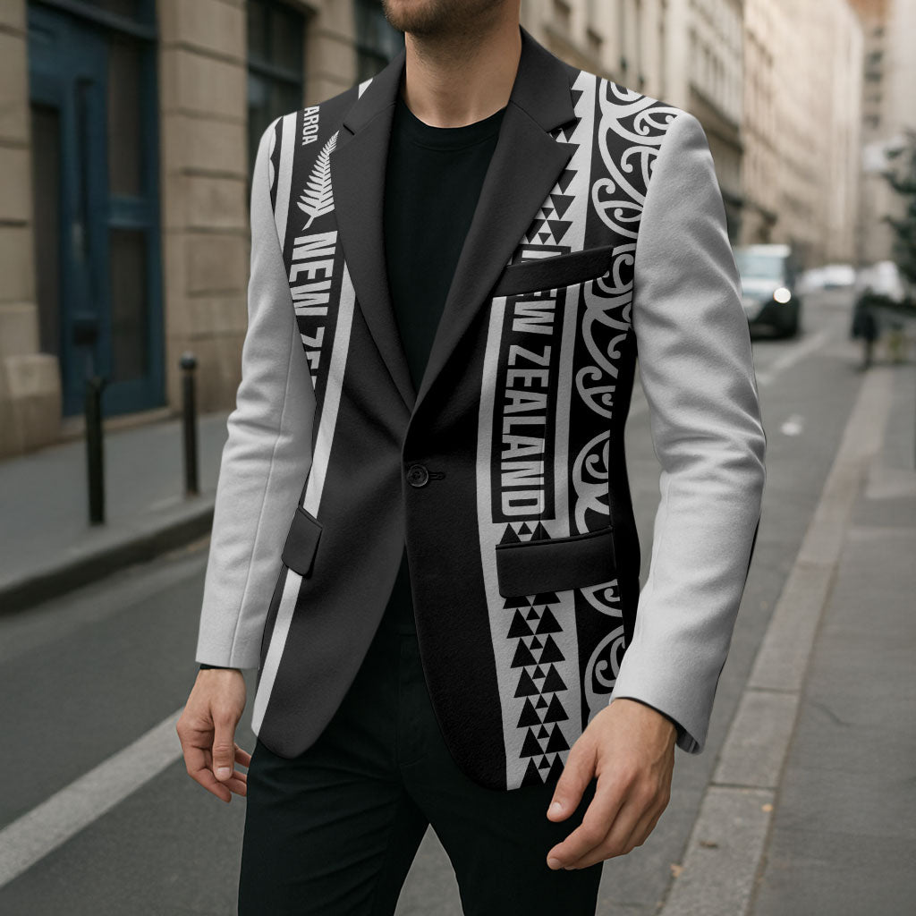 Custom New Zealand Football White Fern Supporter Blazer