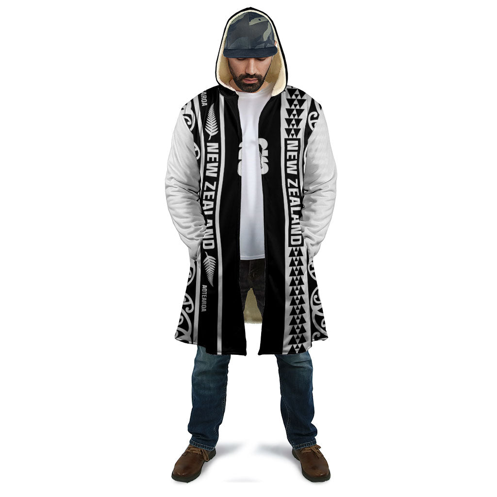 Custom New Zealand Football White Fern Supporter Cloak LT9 - Polynesian Pride
