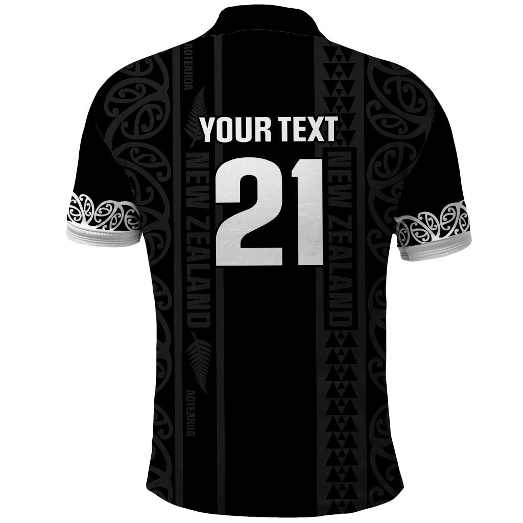 Custom New Zealand Football White Fern Supporter Polo Shirt LT9 - Polynesian Pride
