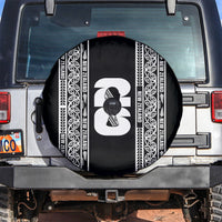 New Zealand Football White Fern Supporter Spare Tire Cover LT9 Black - Polynesian Pride