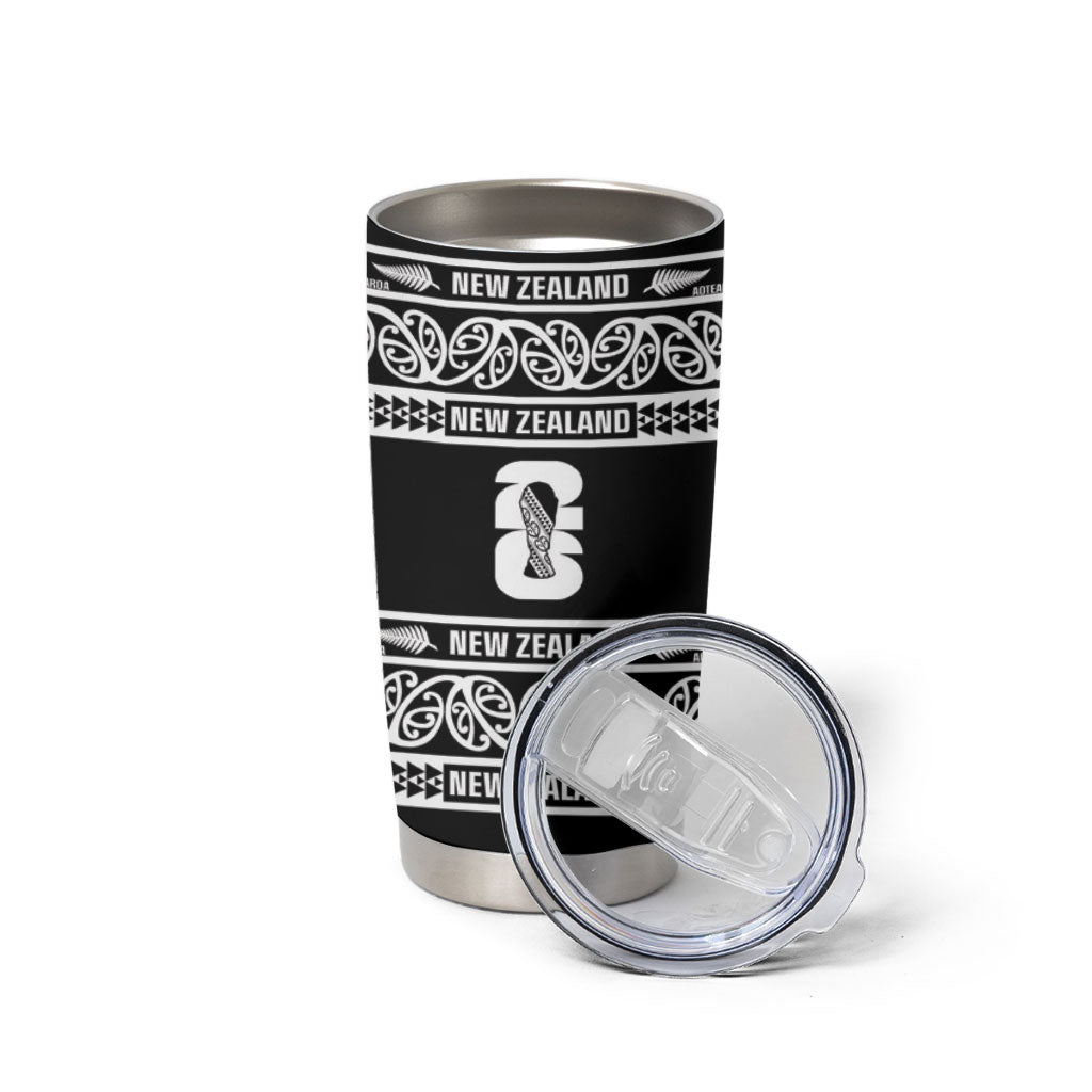 New Zealand Football White Fern Supporter Tumbler Cup LT9 - Polynesian Pride
