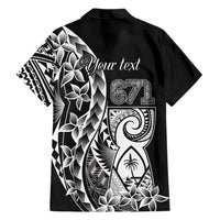 671 Guam Personalised Family Matching Short Sleeve Bodycon Dress and Hawaiian Shirt Latte Stone Tribal LT9 - Polynesian Pride