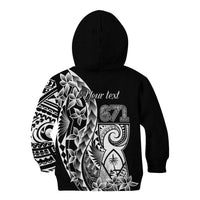 671 Guam Personalised Kid Hoodie Latte Stone Tribal LT9 - Polynesian Pride