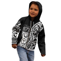 671 Guam Personalised Kid Hoodie Latte Stone Tribal LT9 - Polynesian Pride