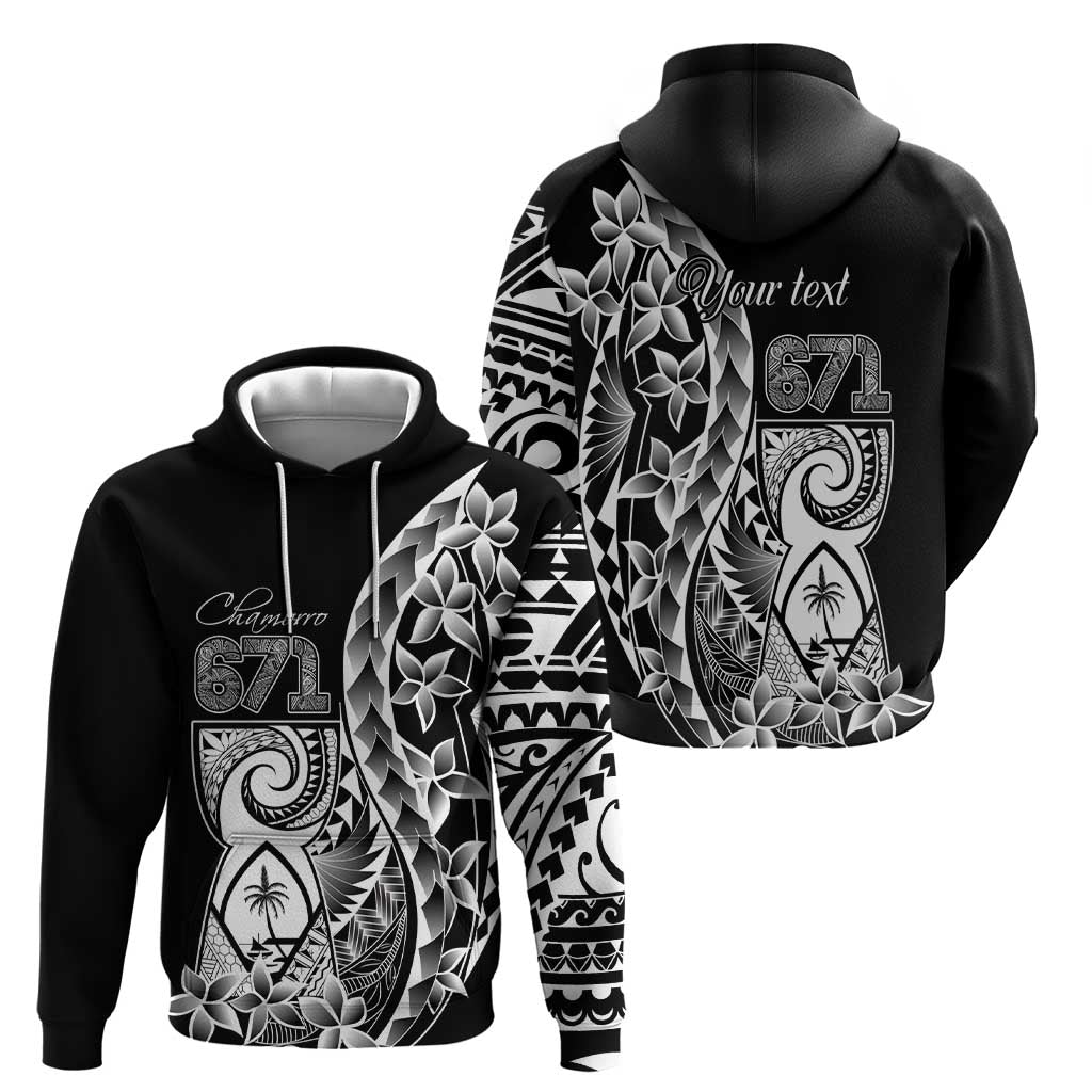 671 Guam Personalised Zip Hoodie Latte Stone Tribal LT9 - Polynesian Pride