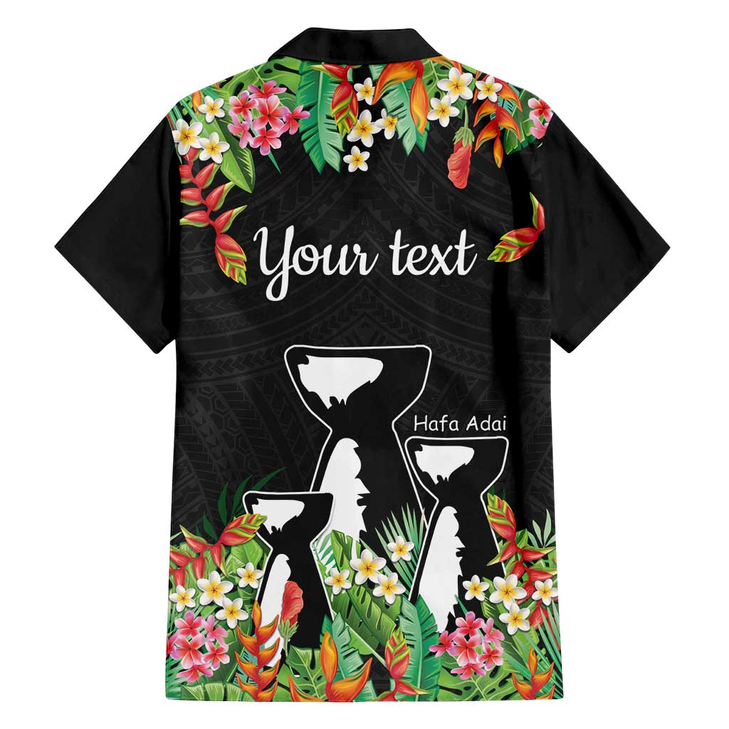 671 Guam Personalised Family Matching Off Shoulder Maxi Dress and Hawaiian Shirt Latte Stone and Tropical Flowers LT9 - Polynesian Pride
