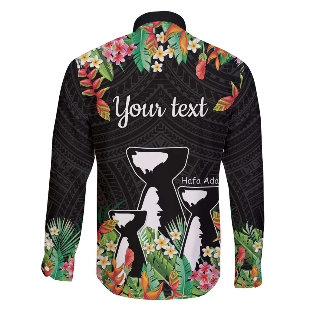 671 Guam Personalised Family Matching Tank Maxi Dress and Hawaiian Shirt Latte Stone and Tropical Flowers LT9 - Polynesian Pride